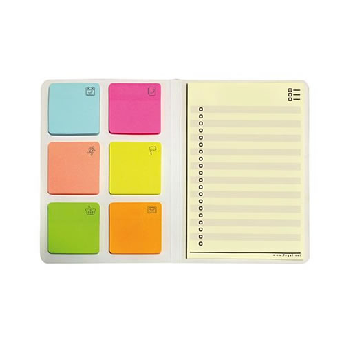 Organizador de Tarefas c/Notas Adesivas 16x11cm