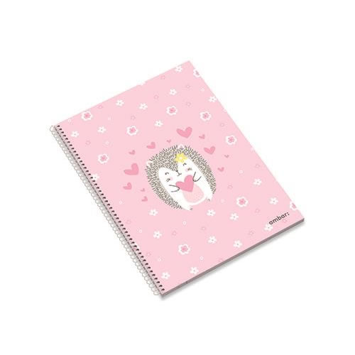 Caderno Espiral A4 Pets & Friends Xadrez - 10un