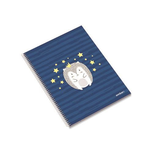 Caderno Espiral A4 Pets & Friends Xadrez - 10un
