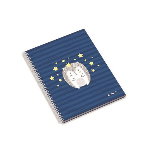 Caderno Capa Dura A5 Pets & Friends Pautado - 5un