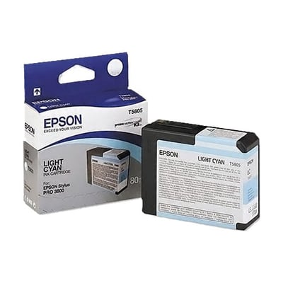 Cartucho de tinta Original Epson T5805 Cian Claro