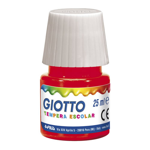 Guache Giotto Tempera Escolar 25ml - Vermelho