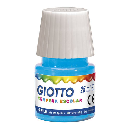 Guache Giotto Tempera Escolar 25ml - Ciano