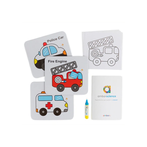 Pintura Mágica Veículos de Emergência