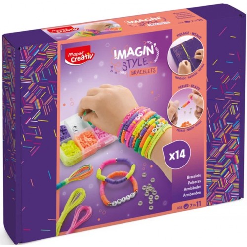 Kit Criativo Maped ImaginStyle - Pulseiras Neon