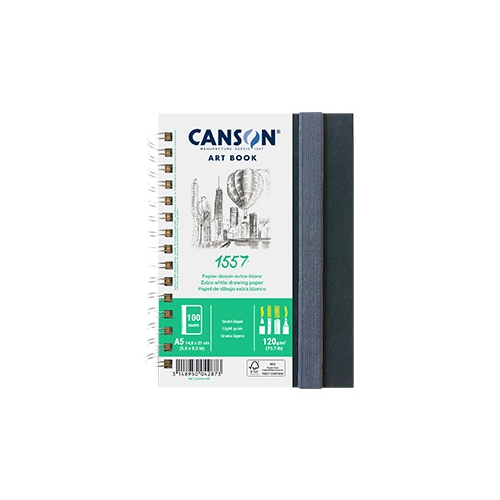 Caderno Canson Artbook 1557 A5 120gr 100 Folhas