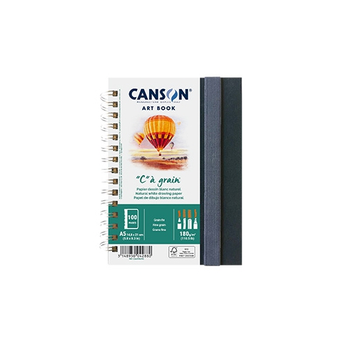 Caderno Canson Artbook C à Grain A5 180gr 100 Folh