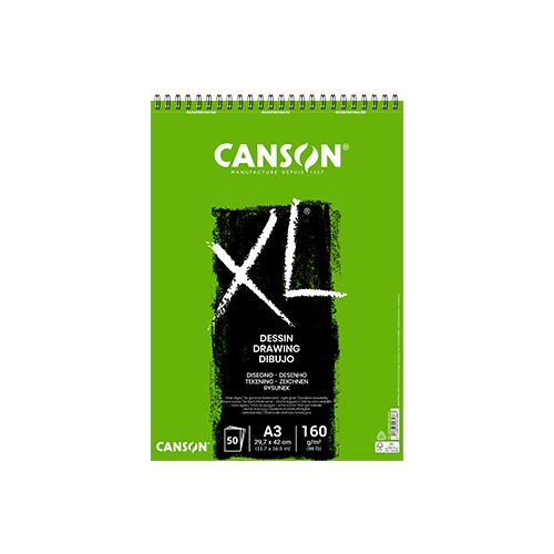 Bloco Espiralado Canson XL Dessin A3 160gr 50 Folh