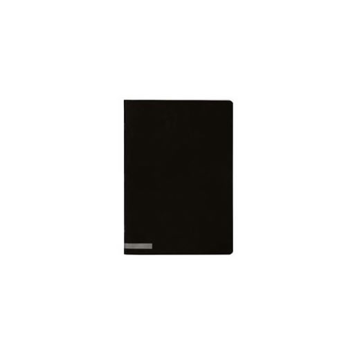 Caderno Agrafado Capa Preta A5 Quadric. 80fls