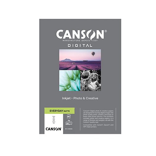 Papel Fotográfico Canson Everyday Matte A4 50f