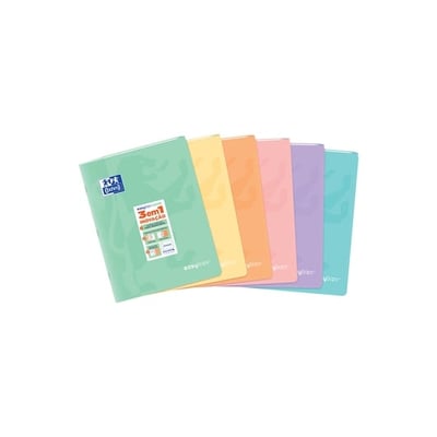 Cuaderno Grapado Oxford EasyBook A4 Rayado Pastel