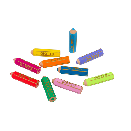 Borracha Happy Gomma Giotto Classic Sortido - Blister 2un