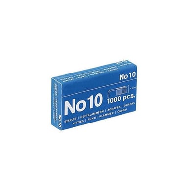 Agrafos nº 10 caixa c/1000un