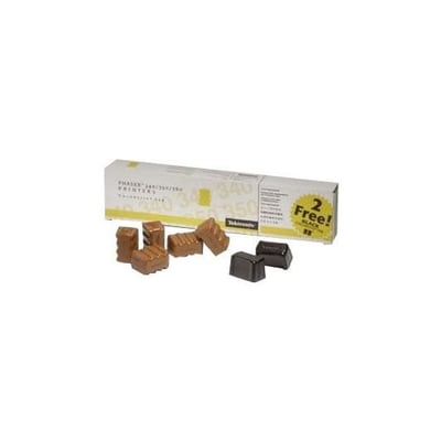 Stick Orig. Xerox Phaser 340 Amarelo 5un+2un Preto