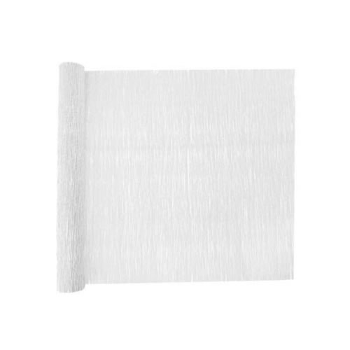 Papel Crepe 50x250cm Rolo Branco
