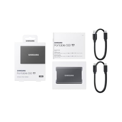 Disco Externo Samsung SSD T7 2 TB USB Type-C 3.2 Gen 2
