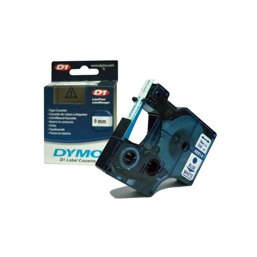 Fita Gravação Orig. Dymo 9mmx7m Azul/Branco