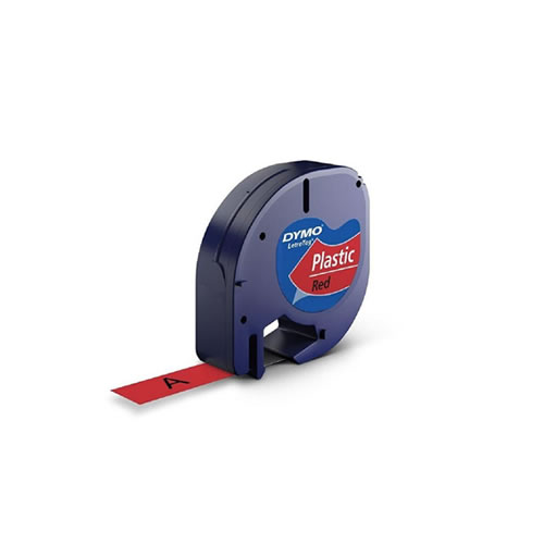 Fita Gravação Orig. Dymo 9mmx7m Preto/Vermelho