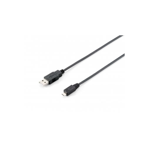 Cabo USB 2.0 A/M para Micro USB Preto - 1mt