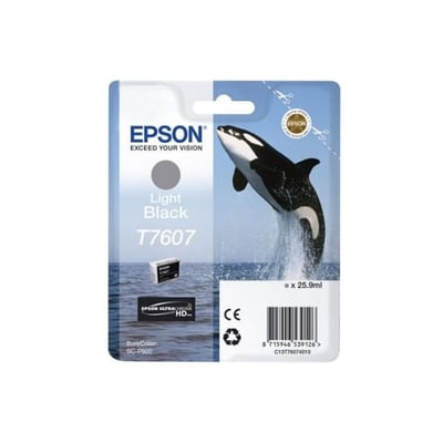 Cartucho de tinta Original Epson T7607 Gris
