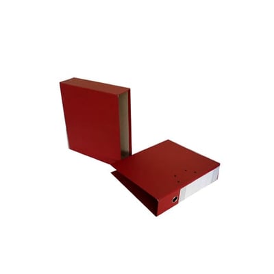 Carpeta Archivo L80 310x290x80 C/C fija Roja 5un