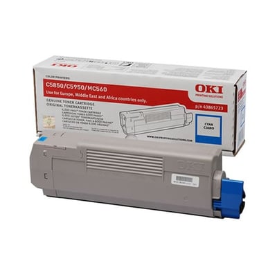 Toner Original OKI MC851 Ciano
