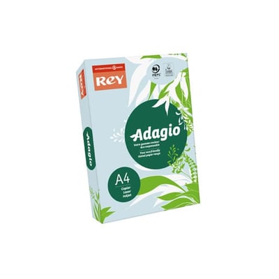 Papel Fotoc. Adagio A4 80gr Azul Celeste 1x500fl