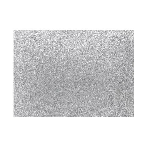 Goma Eva 50x70cm Purpurina Prata - 1un