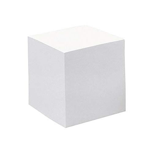 Bloco de Notas Papel Colado 80g 9x9x9cm Branco