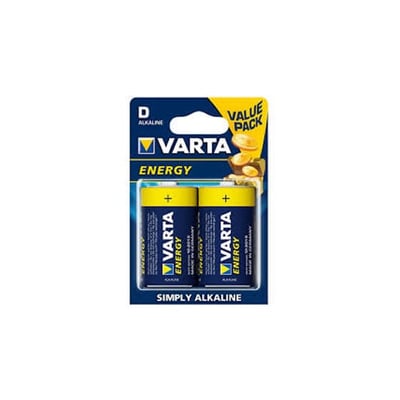 Pilhas Alcalinas Varta LR20 1.5V 15000mAh 2un (D)