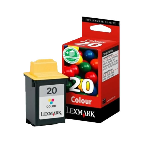 Tinteiro Original Lexmark 20 (15MX120E) Cor