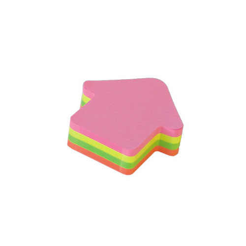 Bloco Adesivo Motivo Seta 70x70mm 200Fls