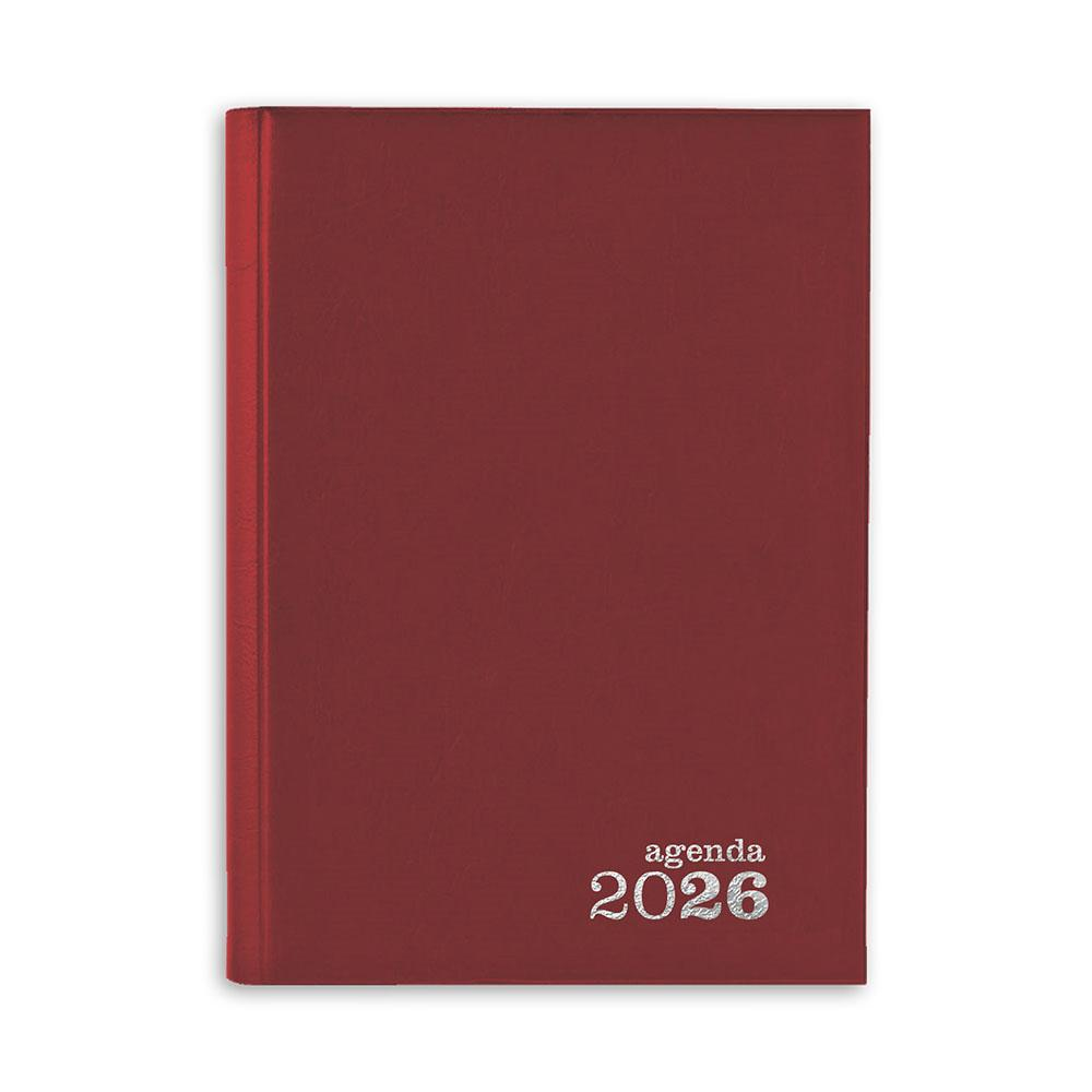 Agenda Diária 2026 Basic A5 Vermelho