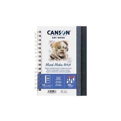 Cuaderno Canson Artbook Mixed Media Artist A5 300gr