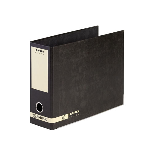 Pasta Arquivo A5 (Baixo) Ambar L/80mm Tela Preto