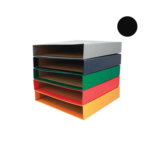 Caixa Cartao p/Pasta Arq. 310x290 L40 Preto Pack10