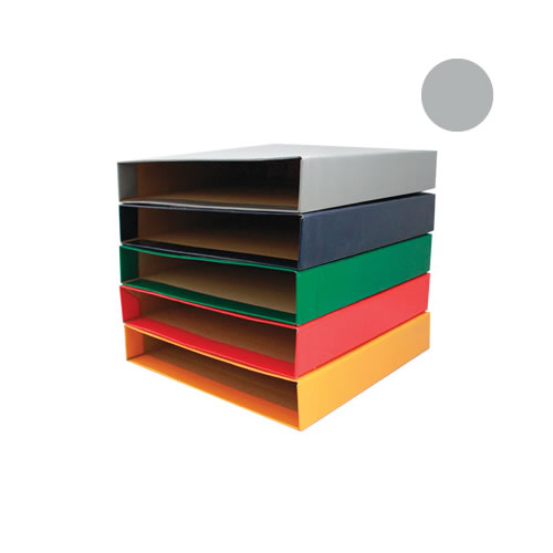 Caixa Cartão p/Pasta 310x290 L60 Cinza 10un