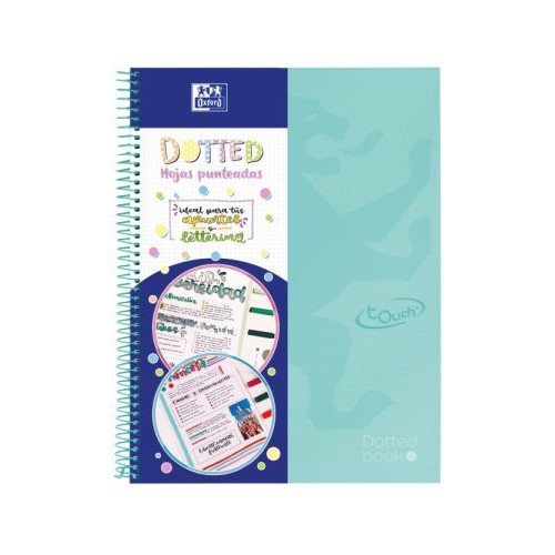 Caderno Espiral Oxford Dotbook A4+ Menta