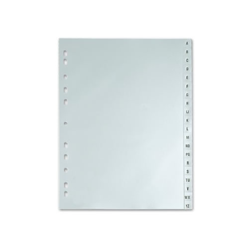 Separadores Plástico A4 - Índice A a Z