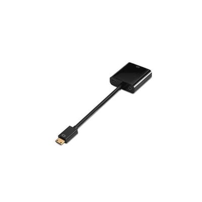 Adaptador Mini HDMI a VGA con audio jack 3.5