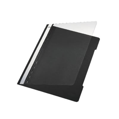 Clasificador Plástico Cubierta Transparente Negro Pack 25