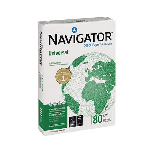 Papel Fotocópia A3 Navigator 80gr 1x500 Folhas