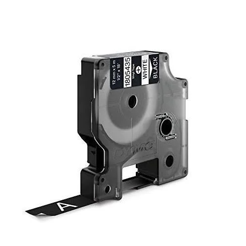 Fita Dymo Branca Vinílica / PVC 12mm x 5.5m