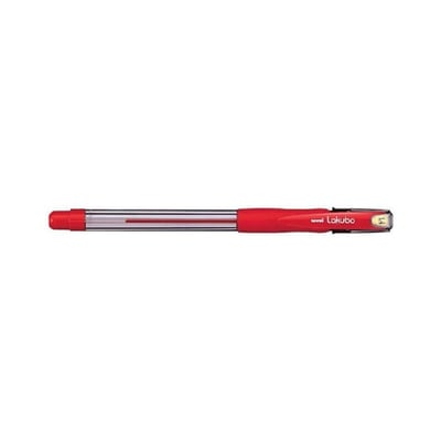 Bolígrafo Uni Lakubo SG100 Ruber Cx 12 Rojo.
