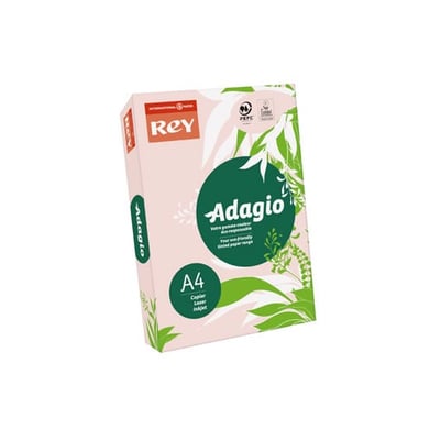 Papel Fotoc. Adagio A4 80gr Rosa 1x500 fls
