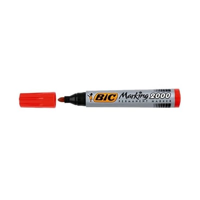 Marcador Permanente BIC 2000 - Rojo