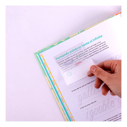 Bloco Adesivo Apli 75x75mm Transparente 50Fls