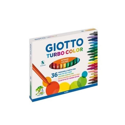 Marcador de Fieltro Giotto Turbo Color 36 Colores