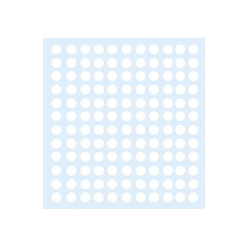 Etiquetas Redondas Markin 10mm 10Folhas Branco