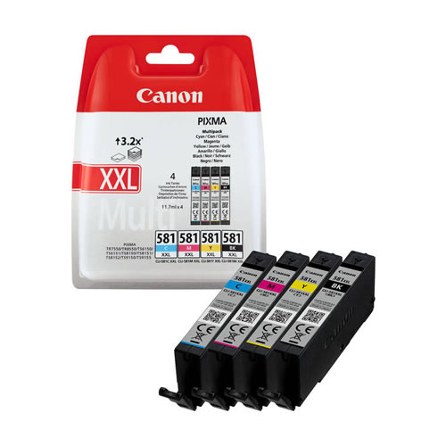 Multipack Original Canon CLI-581 XXL CMYK